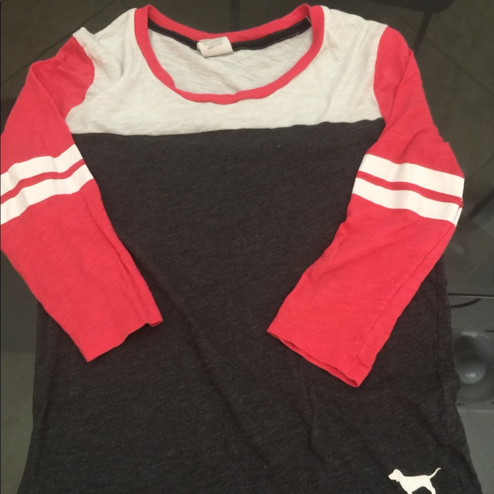VS Pink 3/4 Sleeve Tee